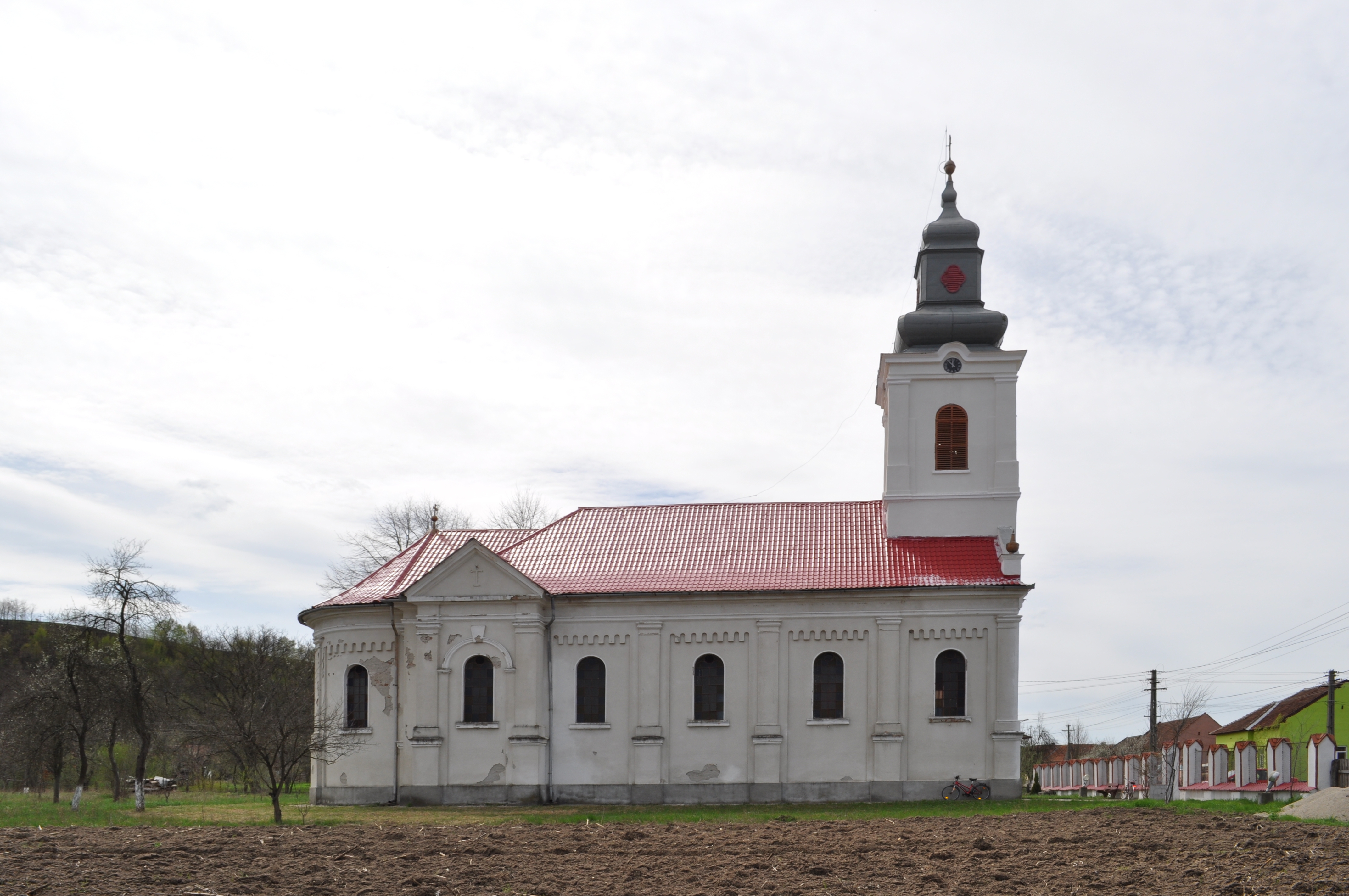 Peisaj rural de pe Valea Mureșului, județul Arad — imagine de context